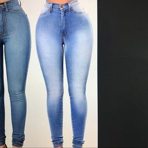 Fashion nova classic high waisted jeans